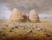 Jean Francois Millet Spring,haymow oil painting reproduction
